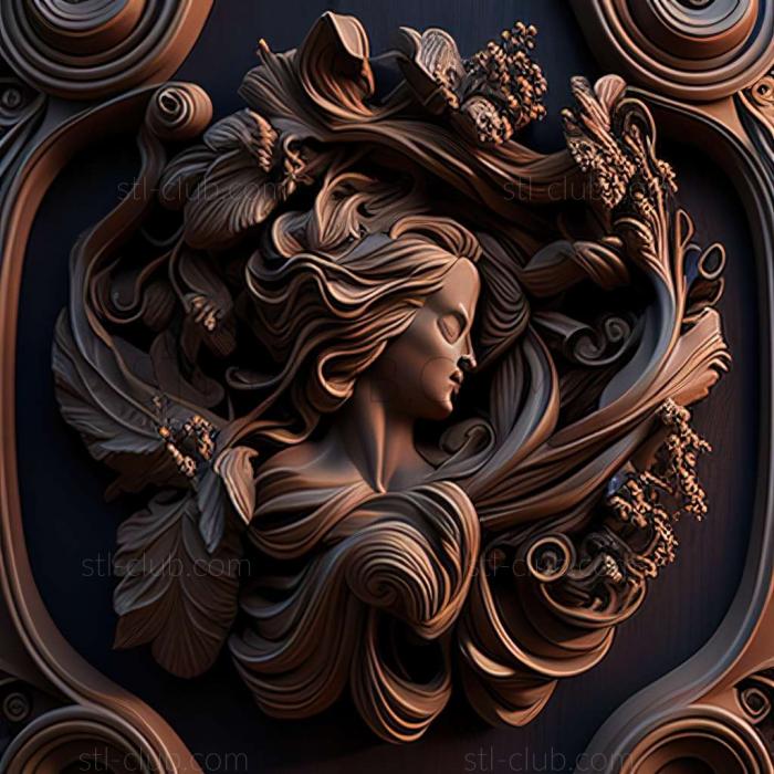 3D model baroque (STL)